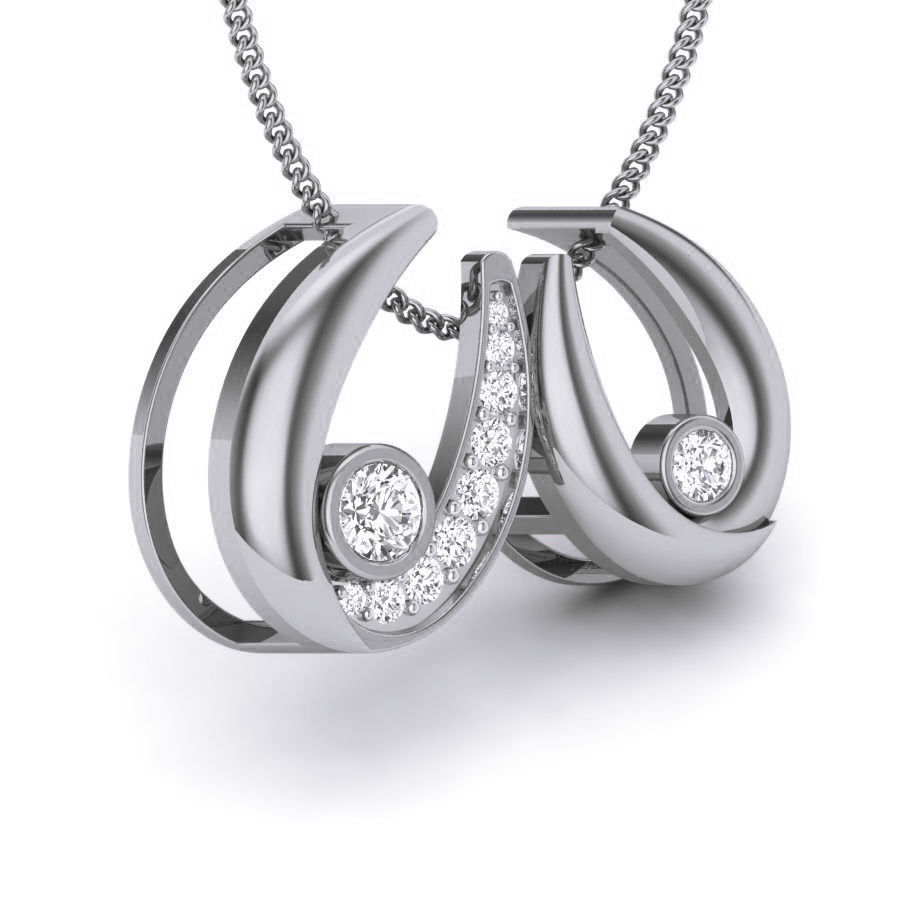 Diamond Pendant renders 3dm details 3D print model_8