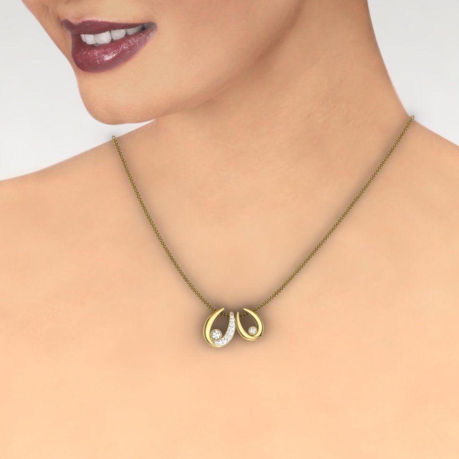 Diamond Pendant renders 3dm details 3D print model_3