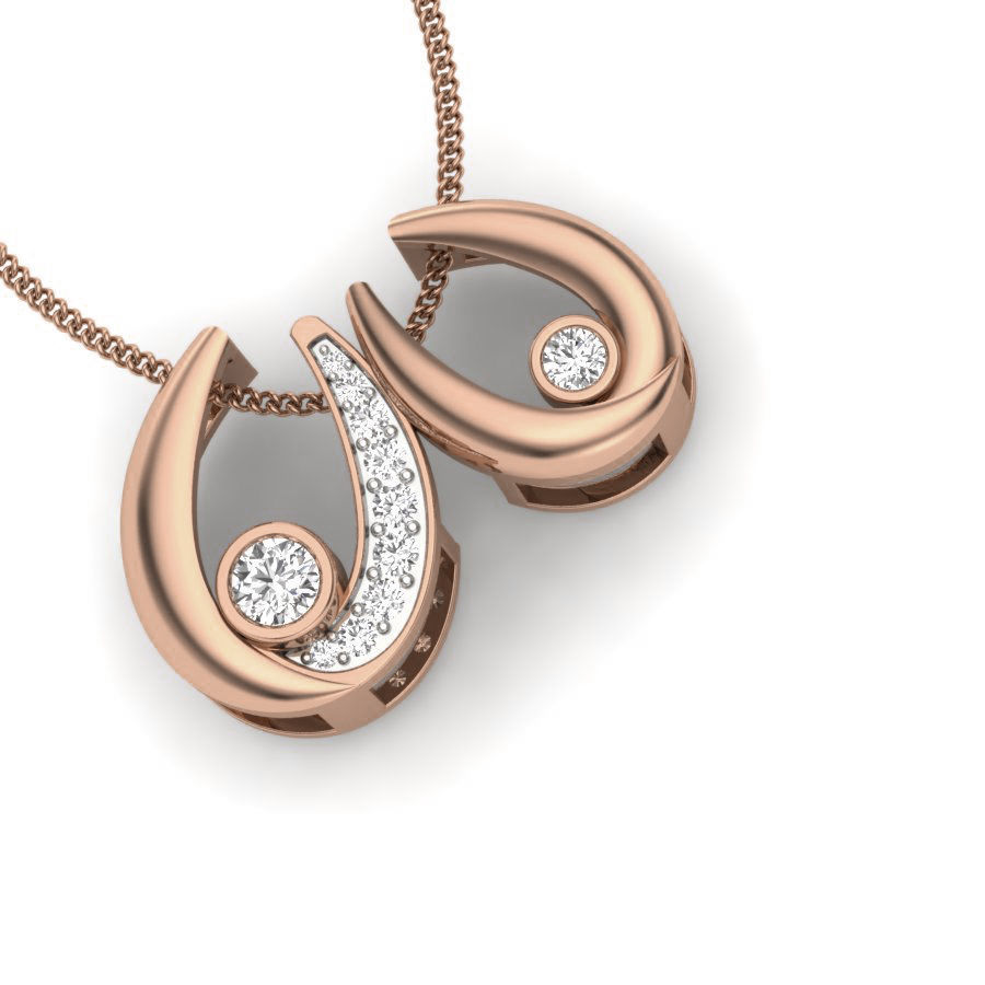 Diamond Pendant renders 3dm details 3D print model_12