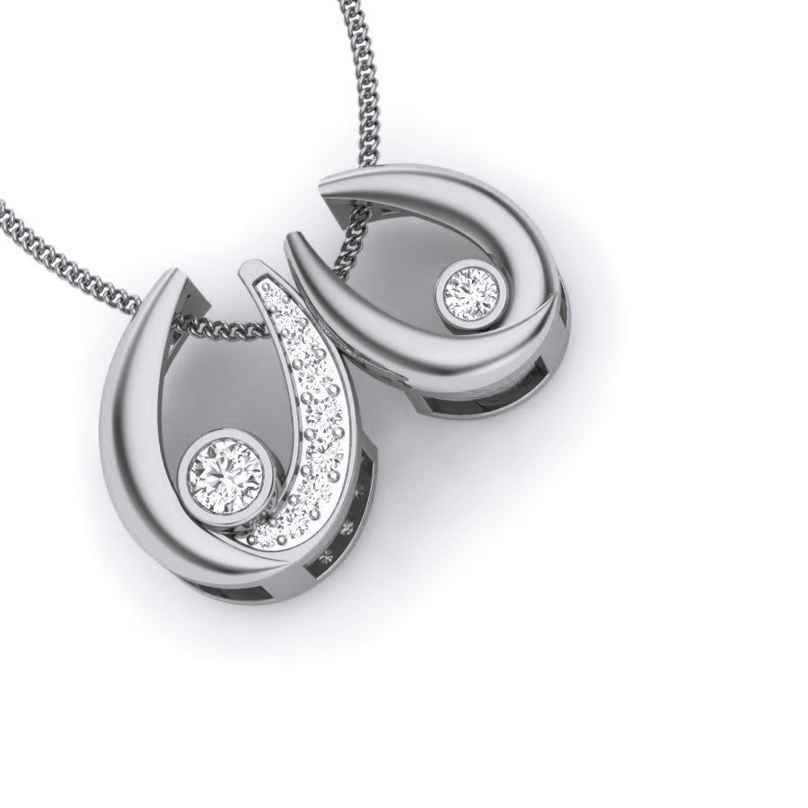 Diamond Pendant renders 3dm details 3D print model_11