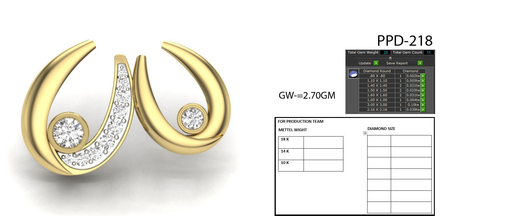 Diamond Pendant renders 3dm details 3D print model_16