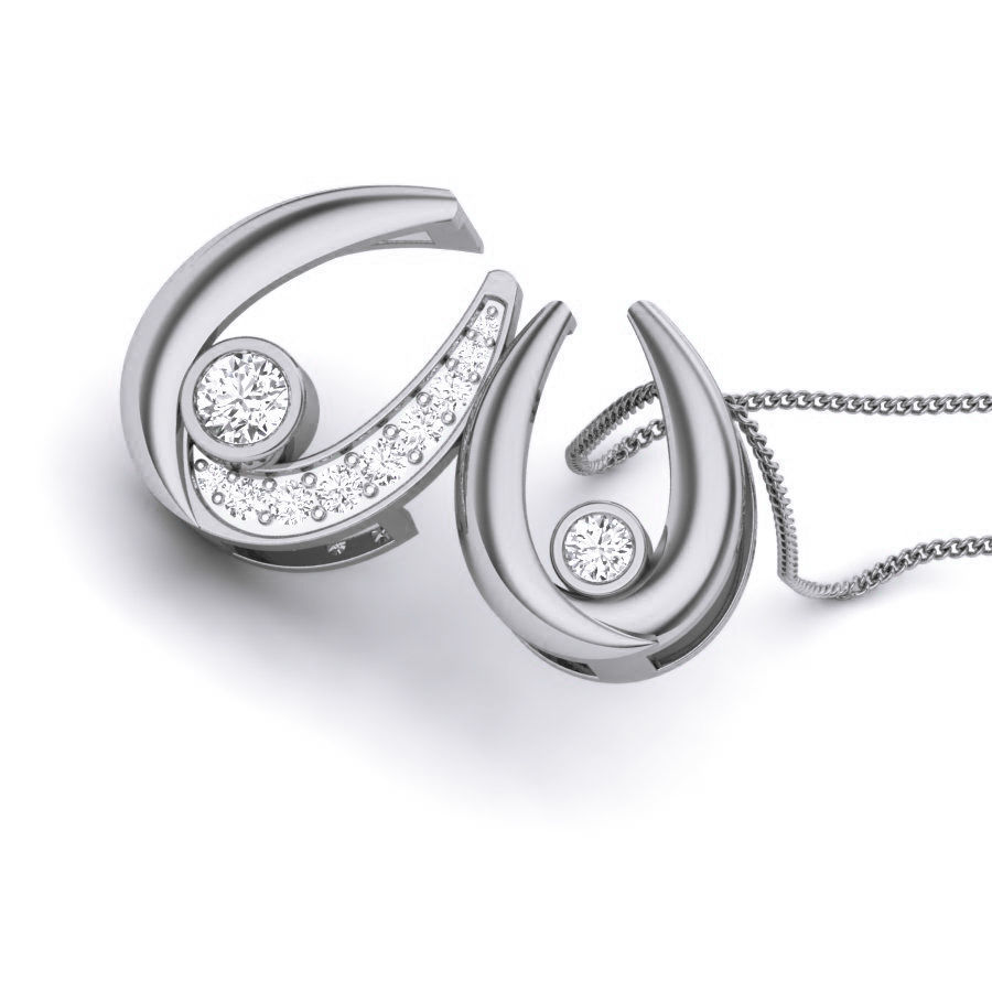 Diamond Pendant renders 3dm details 3D print model_2