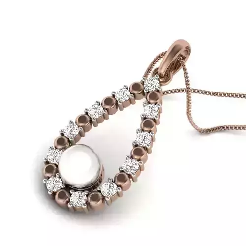 Diamond Pearl Pendant renders 3dm details
