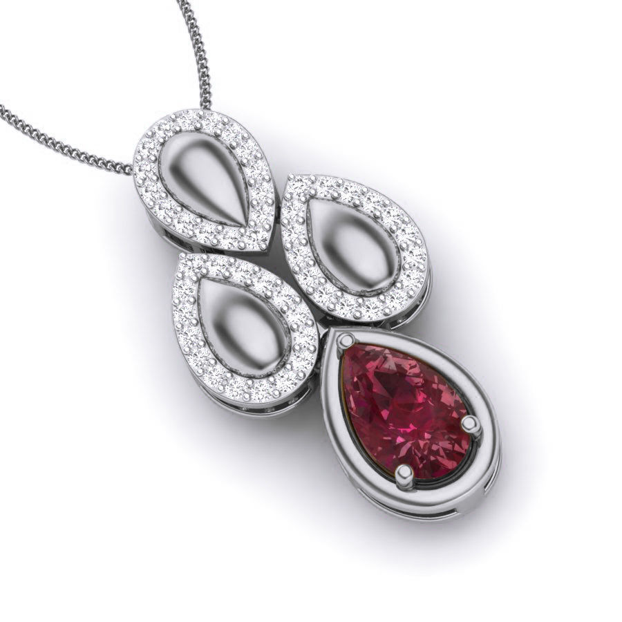 Diamond Pendant renders 3dm details 3D print model_14