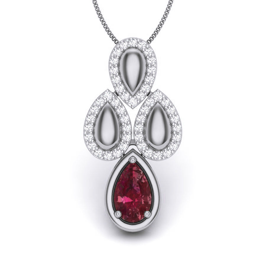 Diamond Pendant renders 3dm details 3D print model_5