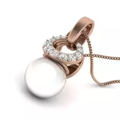 Diamond Pearl Pendant renders 3dm details