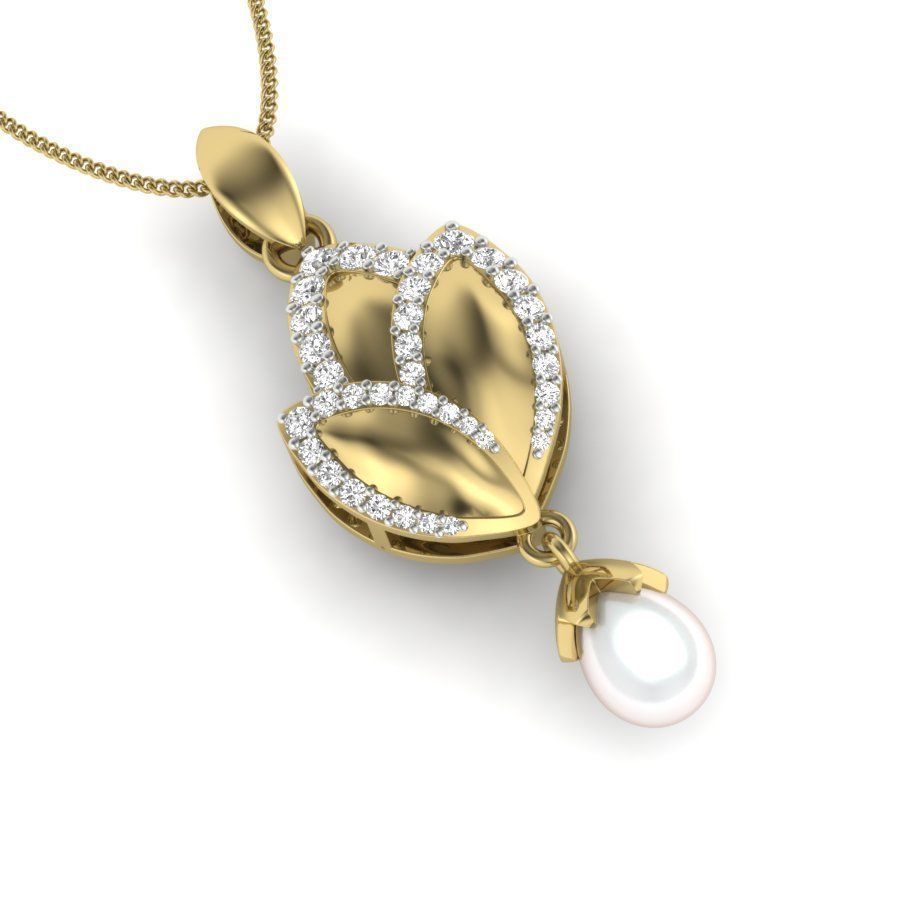 Diamond Pearl Pendant renders 3dm details 3D print model_10