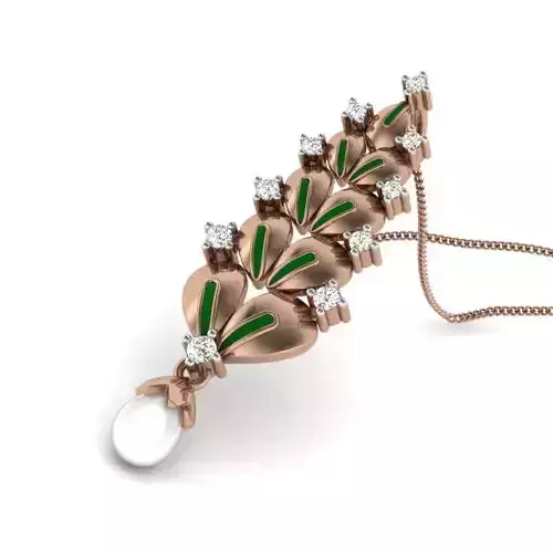 Diamond Pearl Pendant renders 3dm details