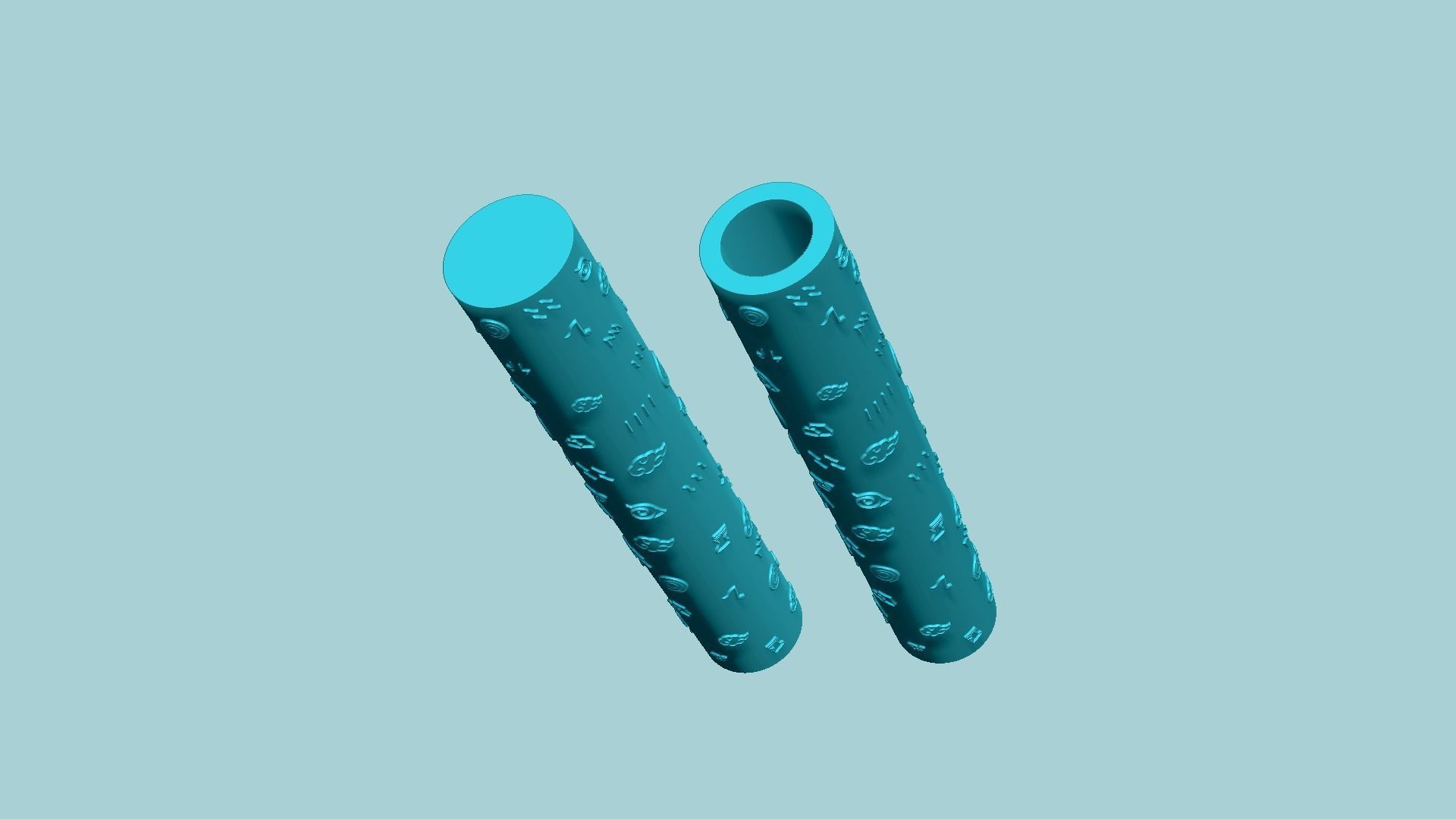 Texture Roll 66 Naruto Positive - Fondant Decoration Maker 3D print model_5