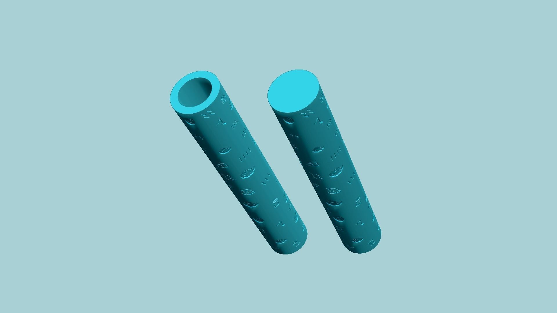 Texture Roll 67 Naruto Negative - Fondant Decoration Maker 3D print model_5