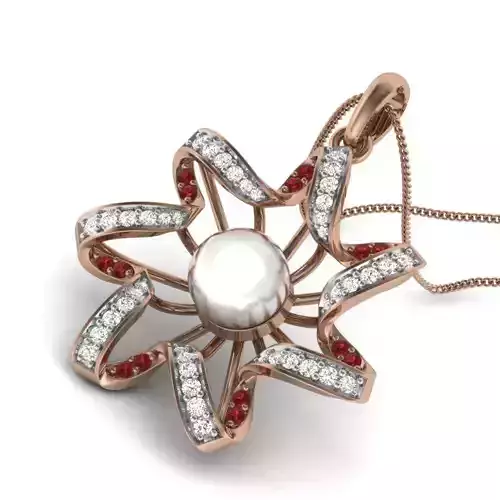 Diamond Cocktail Pendant renders 3dm details