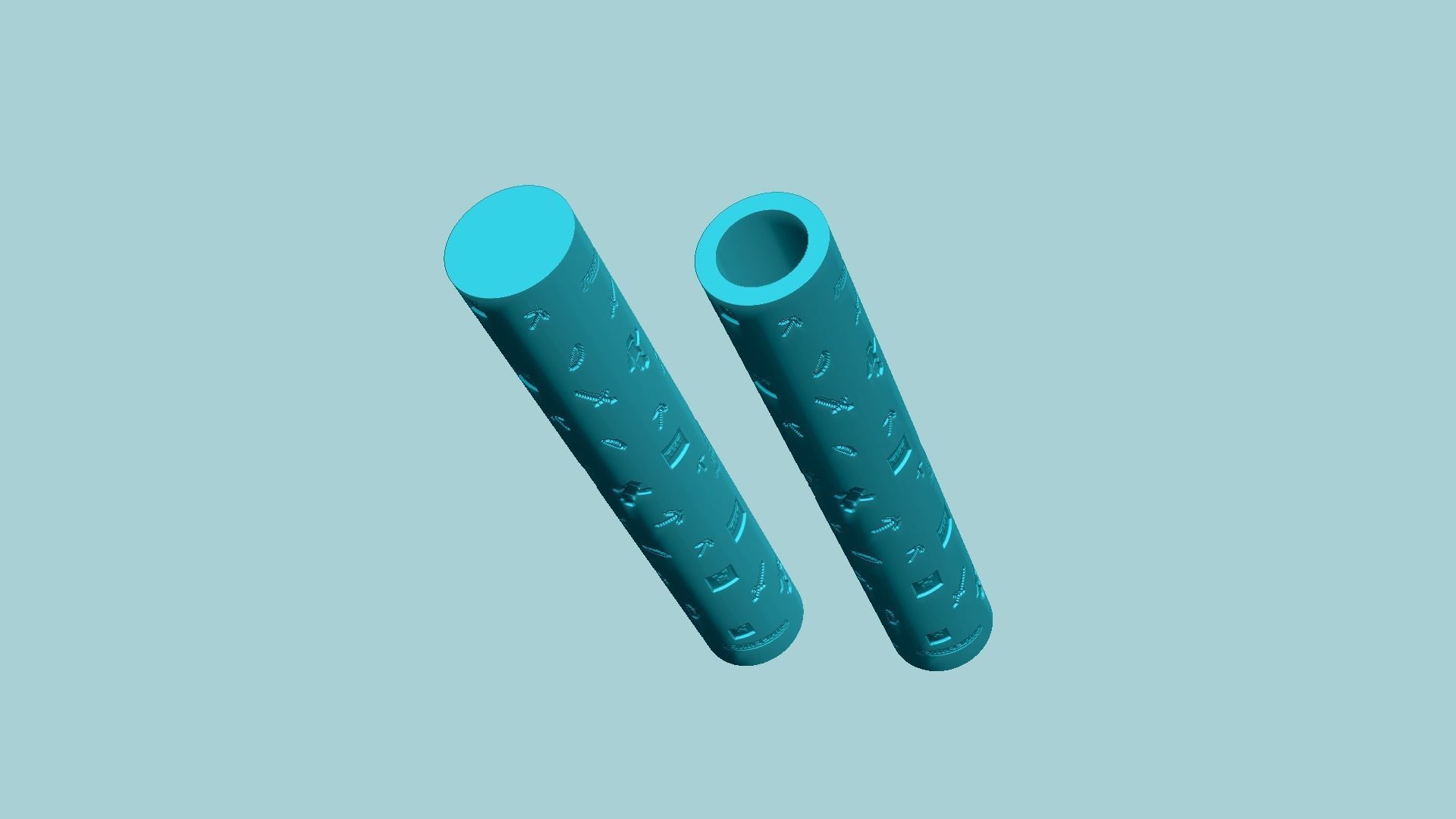 Texture Roll 68 Minecraft Negative - Fondant Decoration Maker 3D print model_5