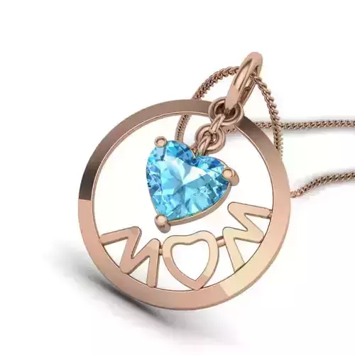 Diamond MOM Pendant renders 3dm details