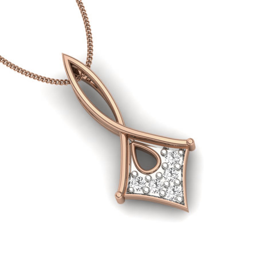 Diamond Pendant renders 3dm details 3D print model_6