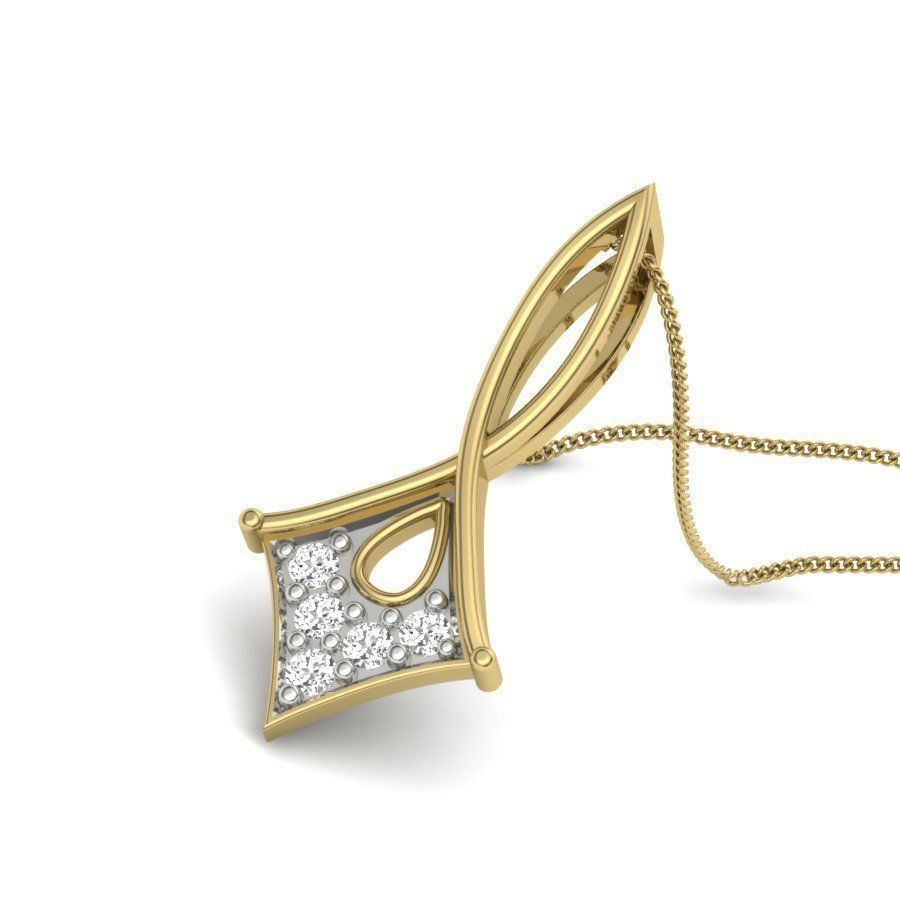 Diamond Pendant renders 3dm details 3D print model_11