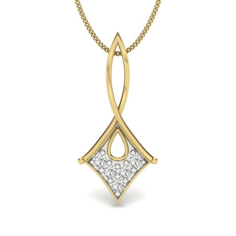 Diamond Pendant renders 3dm details 3D print model_13
