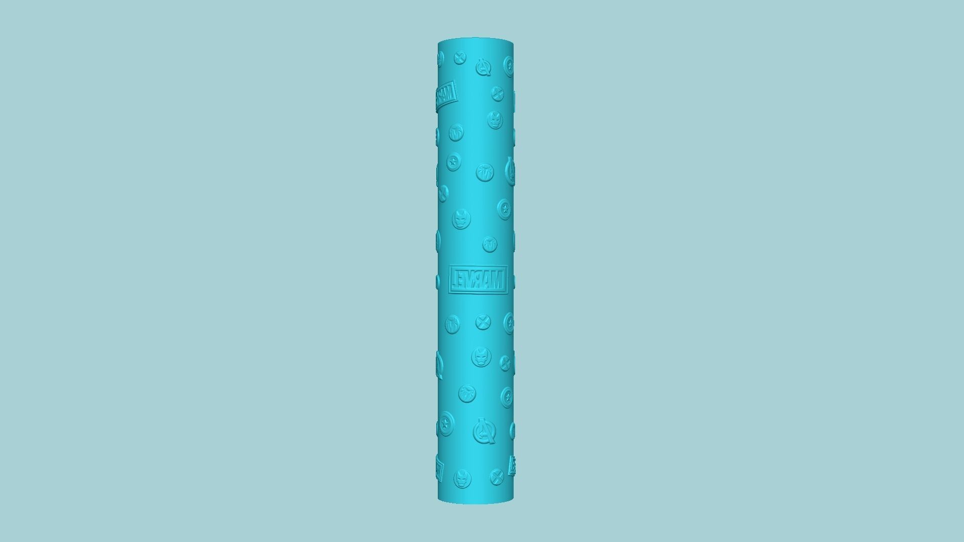 Texture Roll 71 Marvel Positive - Fondant Decoration Maker 3D print model_1