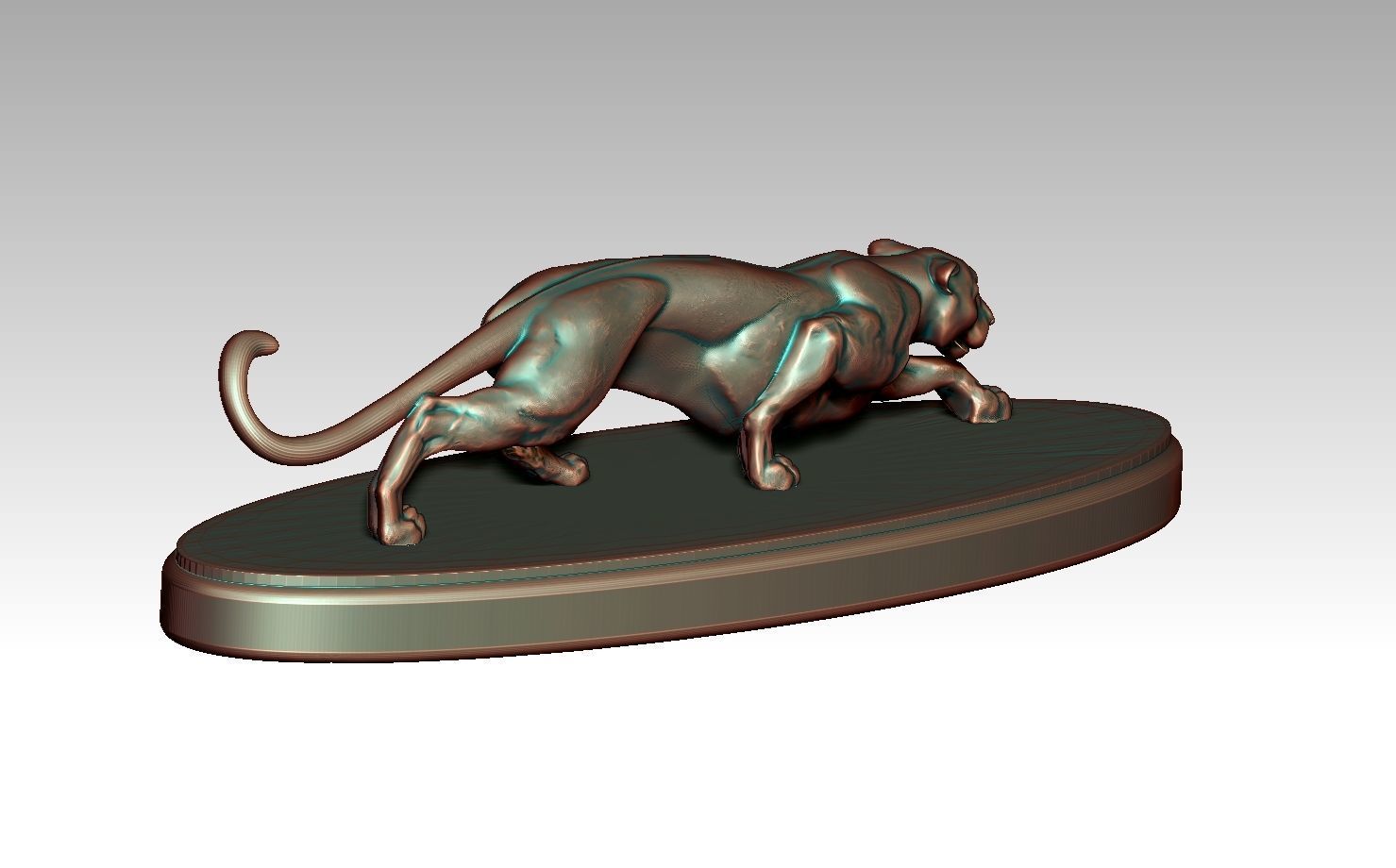 panther 3D print model_13