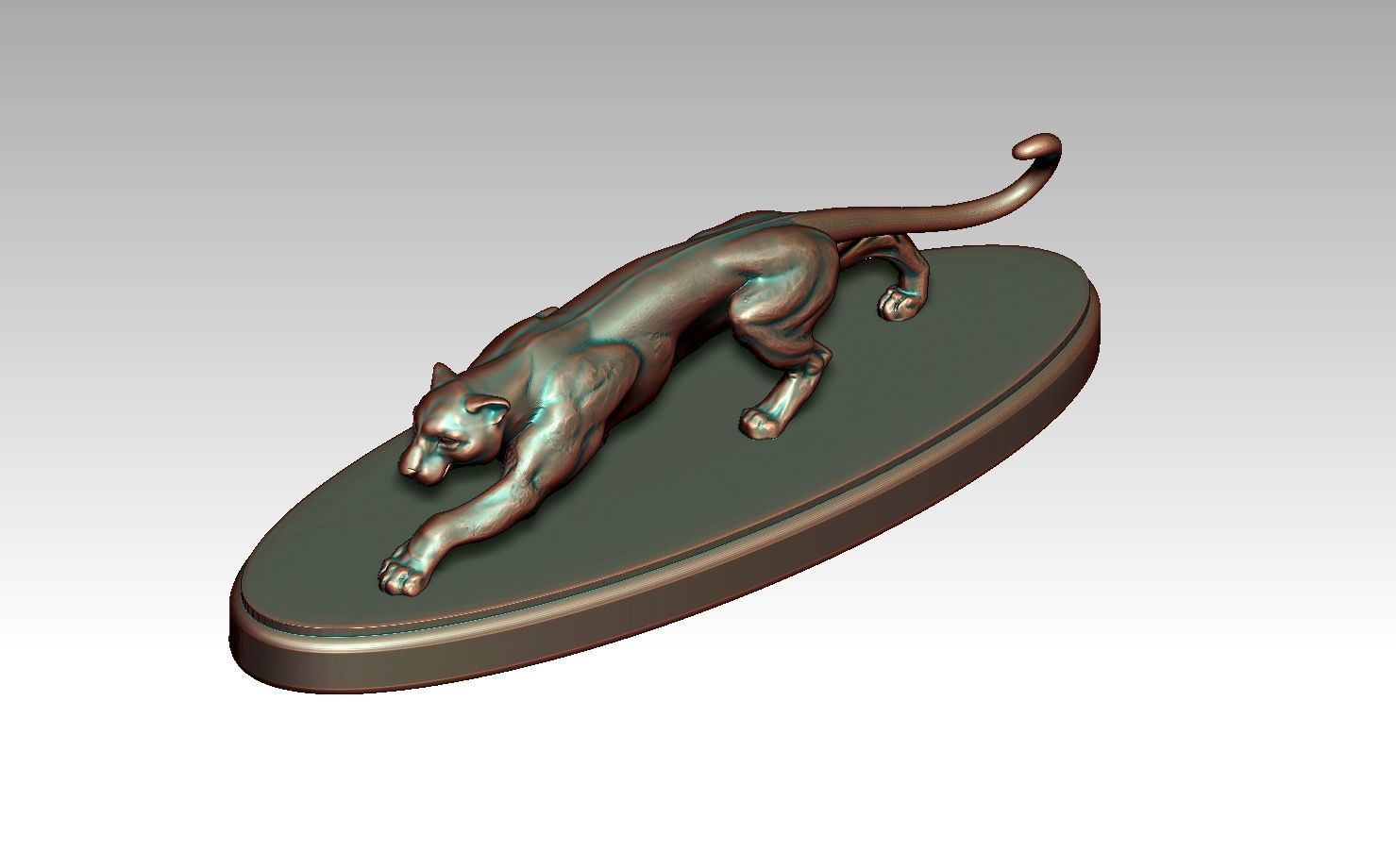 panther 3D print model_16