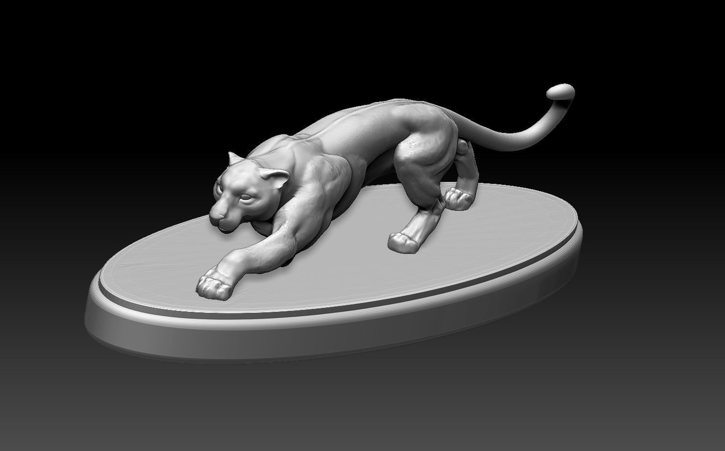 panther 3D print model_23