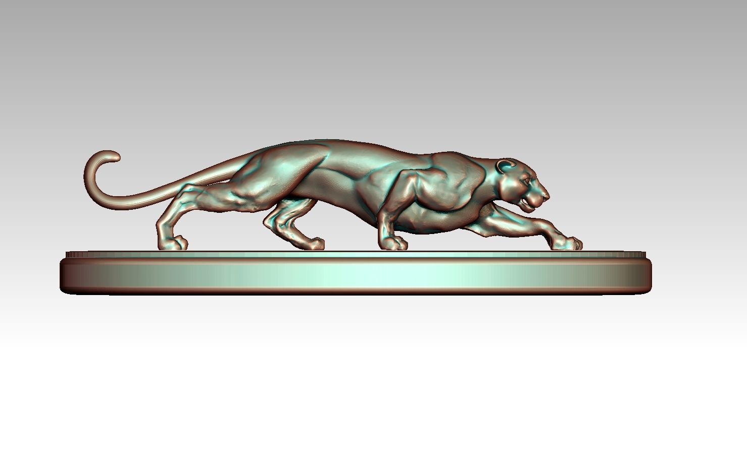 panther 3D print model_15