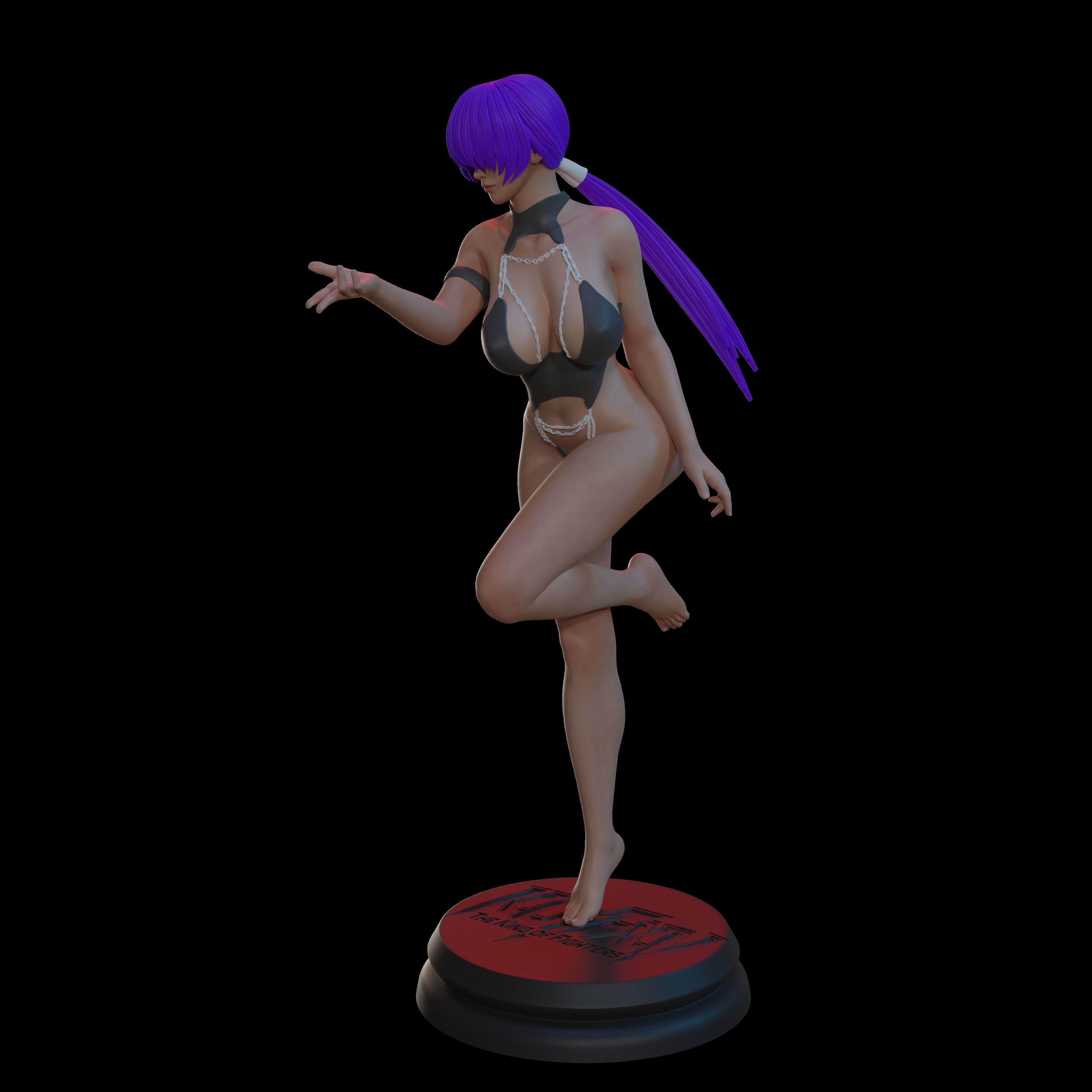 SHERMIE - THE KING OF FIGHTER 3D print model_7