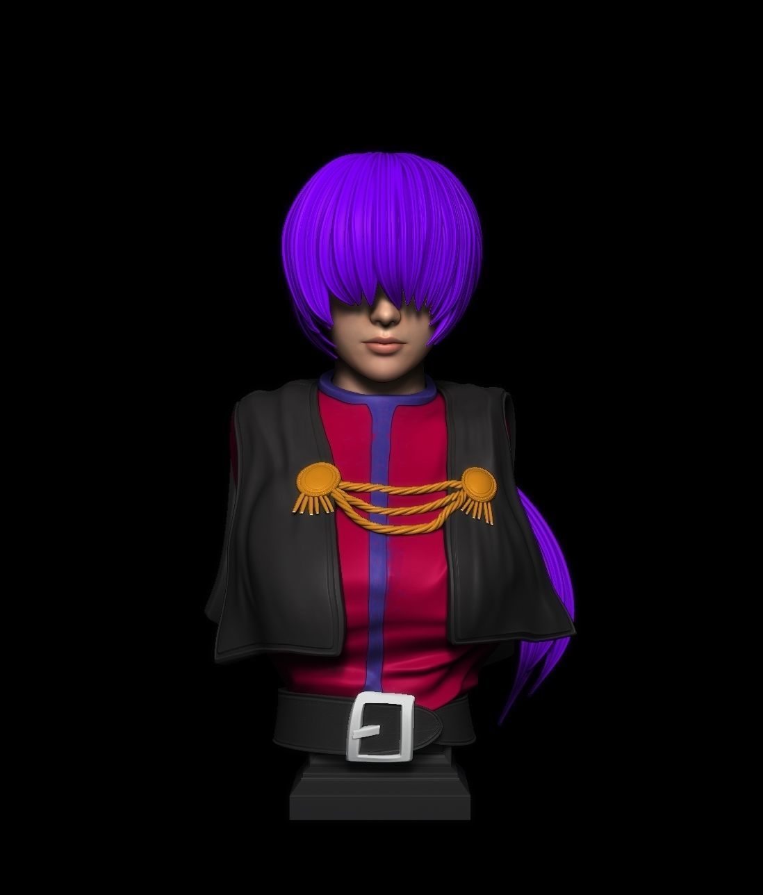 SHERMIE - THE KING OF FIGHTER 3D print model_5