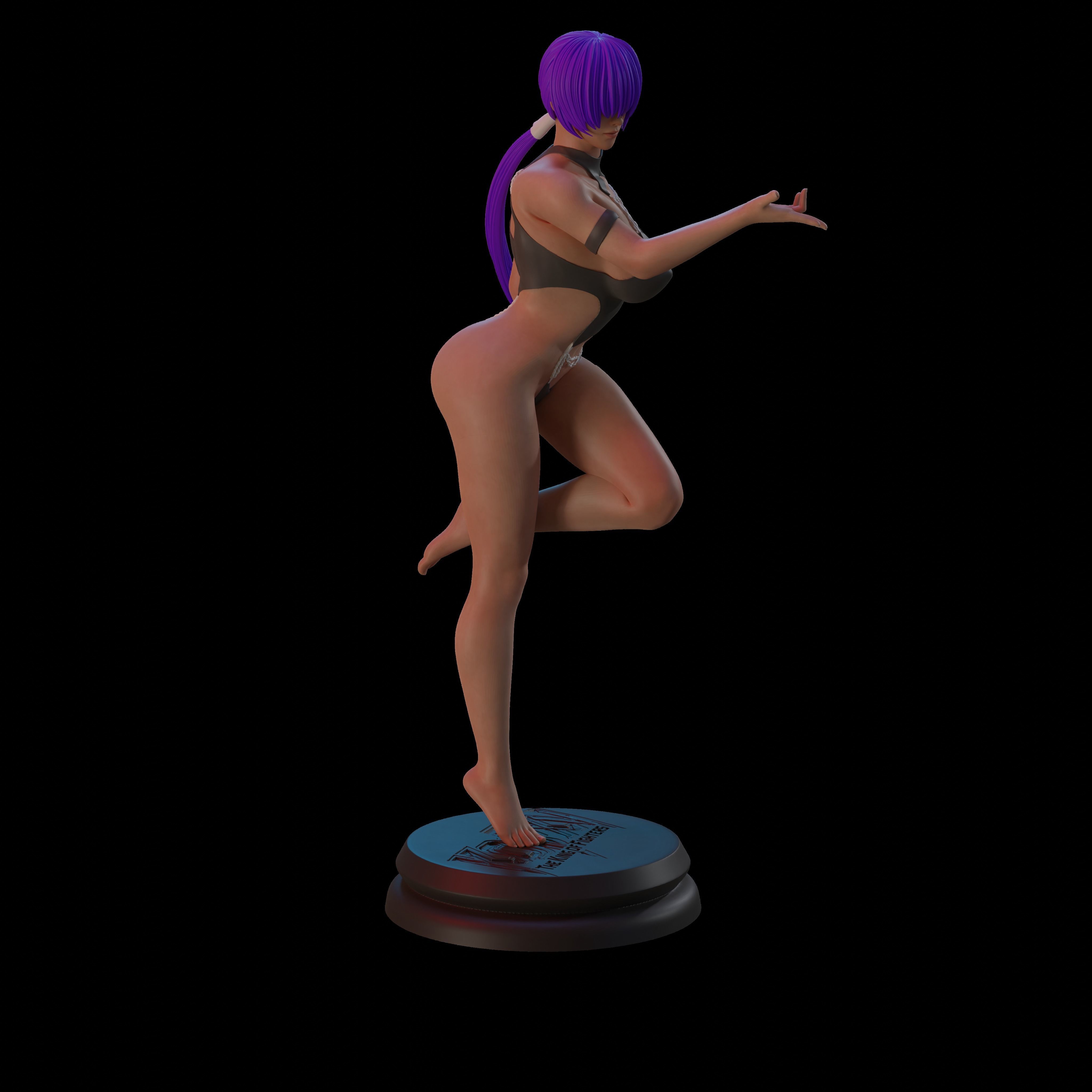 SHERMIE - THE KING OF FIGHTER 3D print model_9