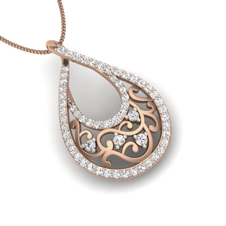 Diamond Pendant renders 3dm details 3D print model_7