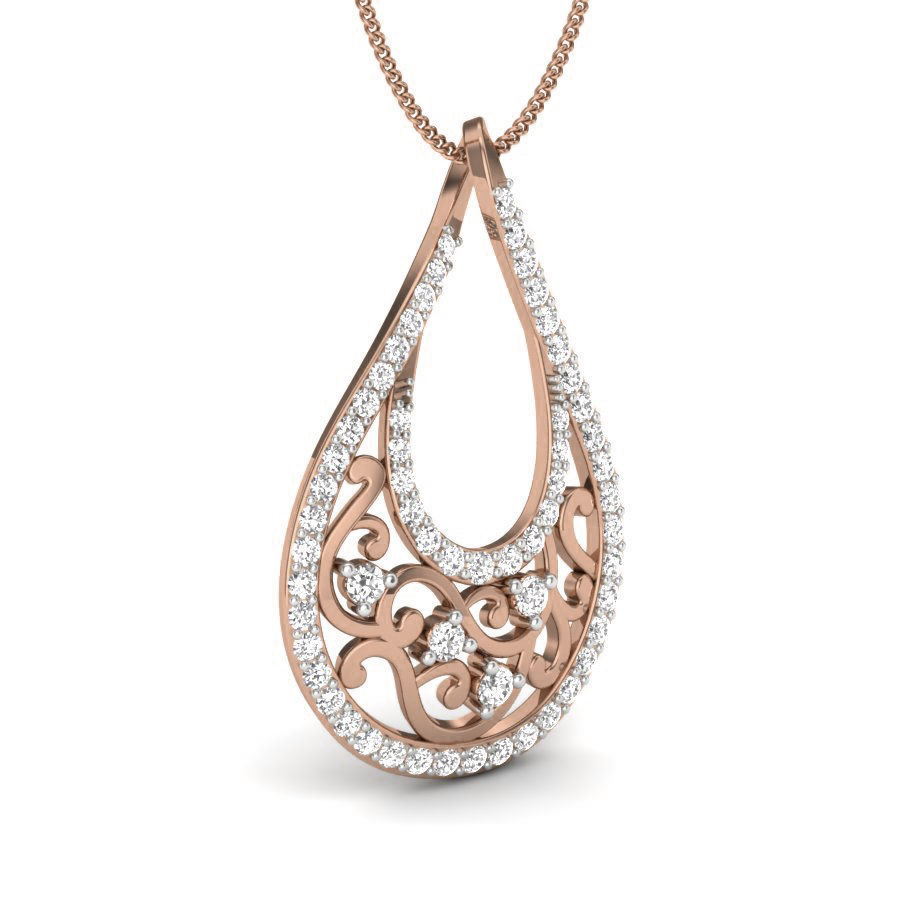 Diamond Pendant renders 3dm details 3D print model_4