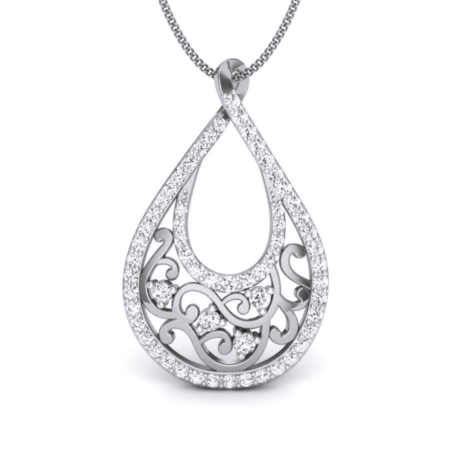 Diamond Pendant renders 3dm details 3D print model_14