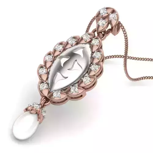 Diamond Pearl Pendant renders 3dm details