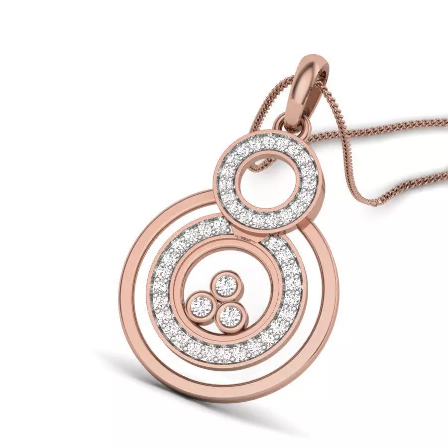 Diamond Pendant renders 3dm details 3D print model_0