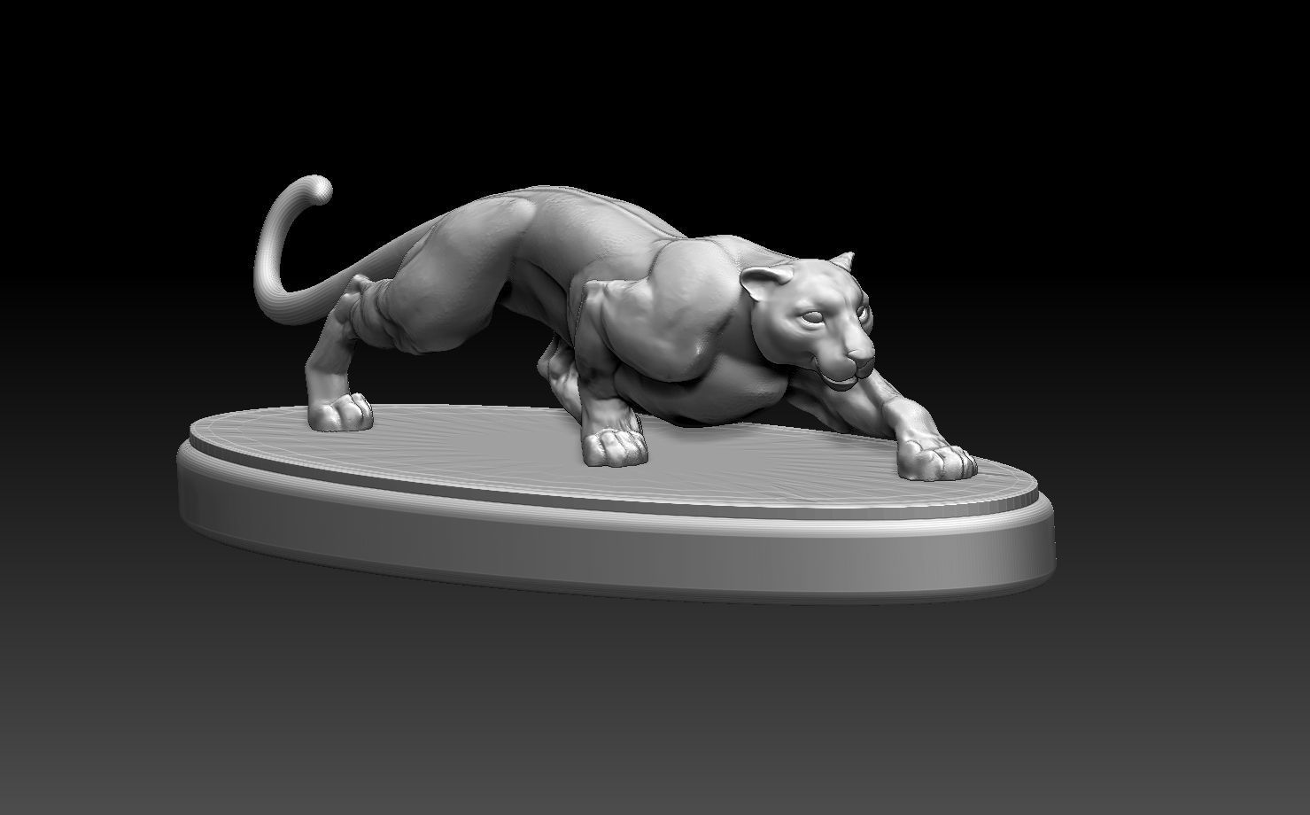 panther 3D print model_23