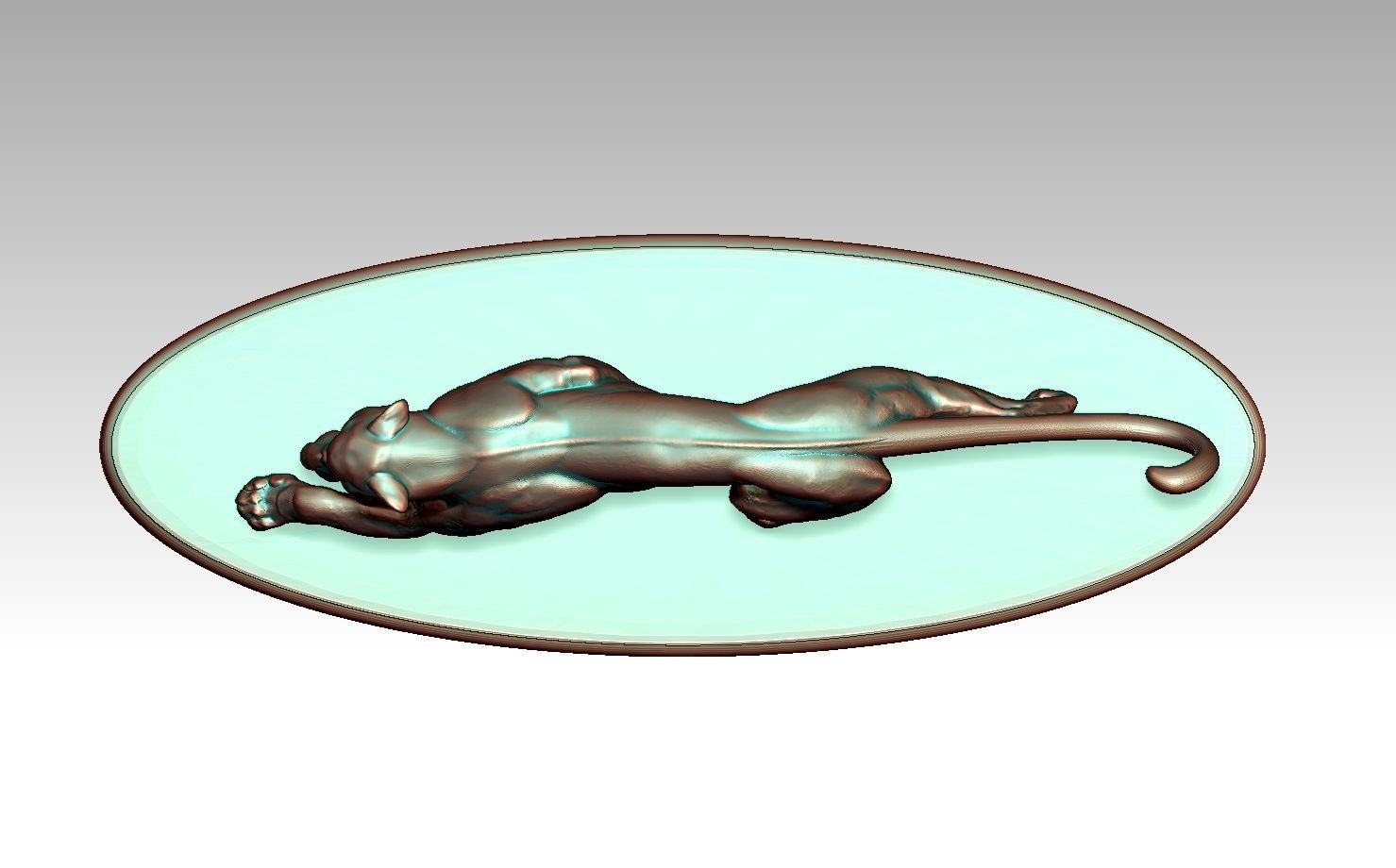 panther 3D print model_6