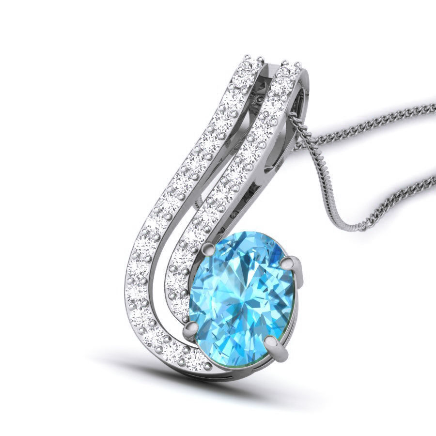 Diamond Pendant renders 3dm details 3D print model_12