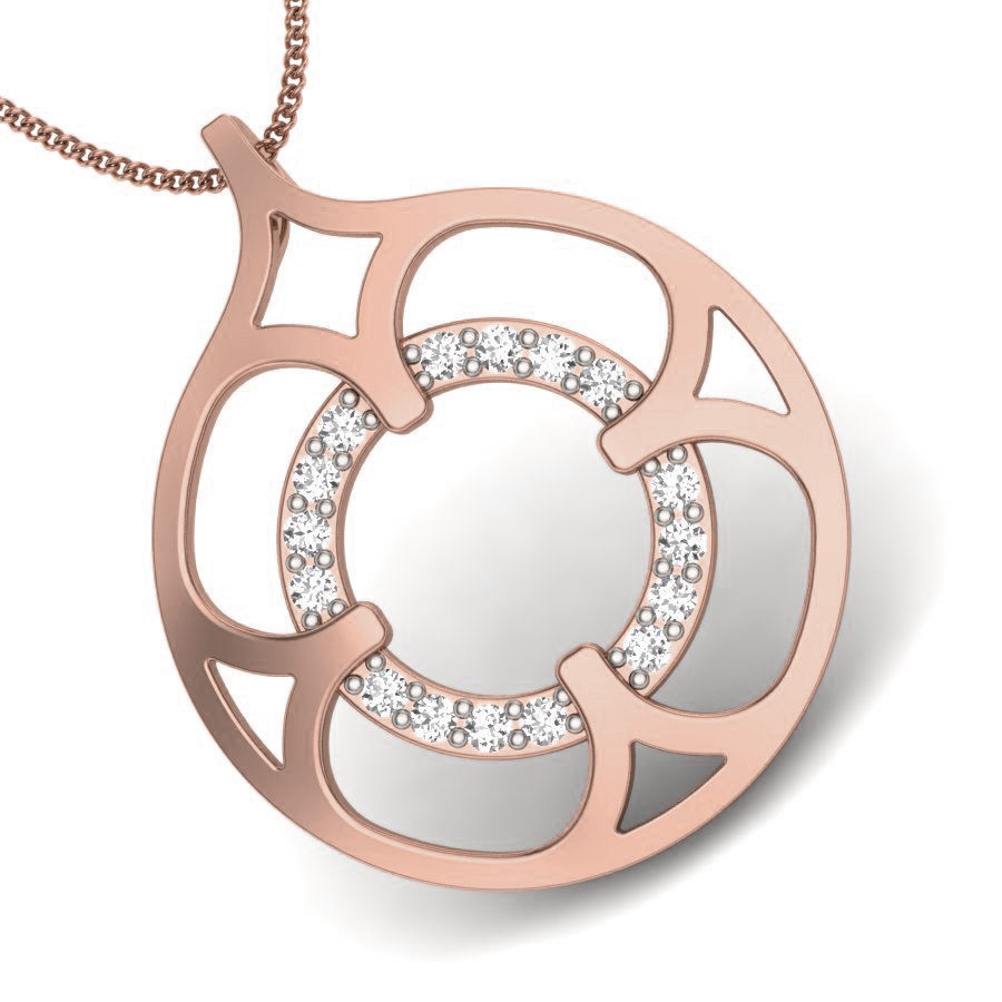 Diamond Pendant renders 3dm details 3D print model_7