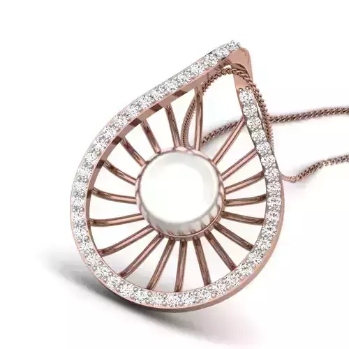 Diamond Pearl Pendant renders 3dm details