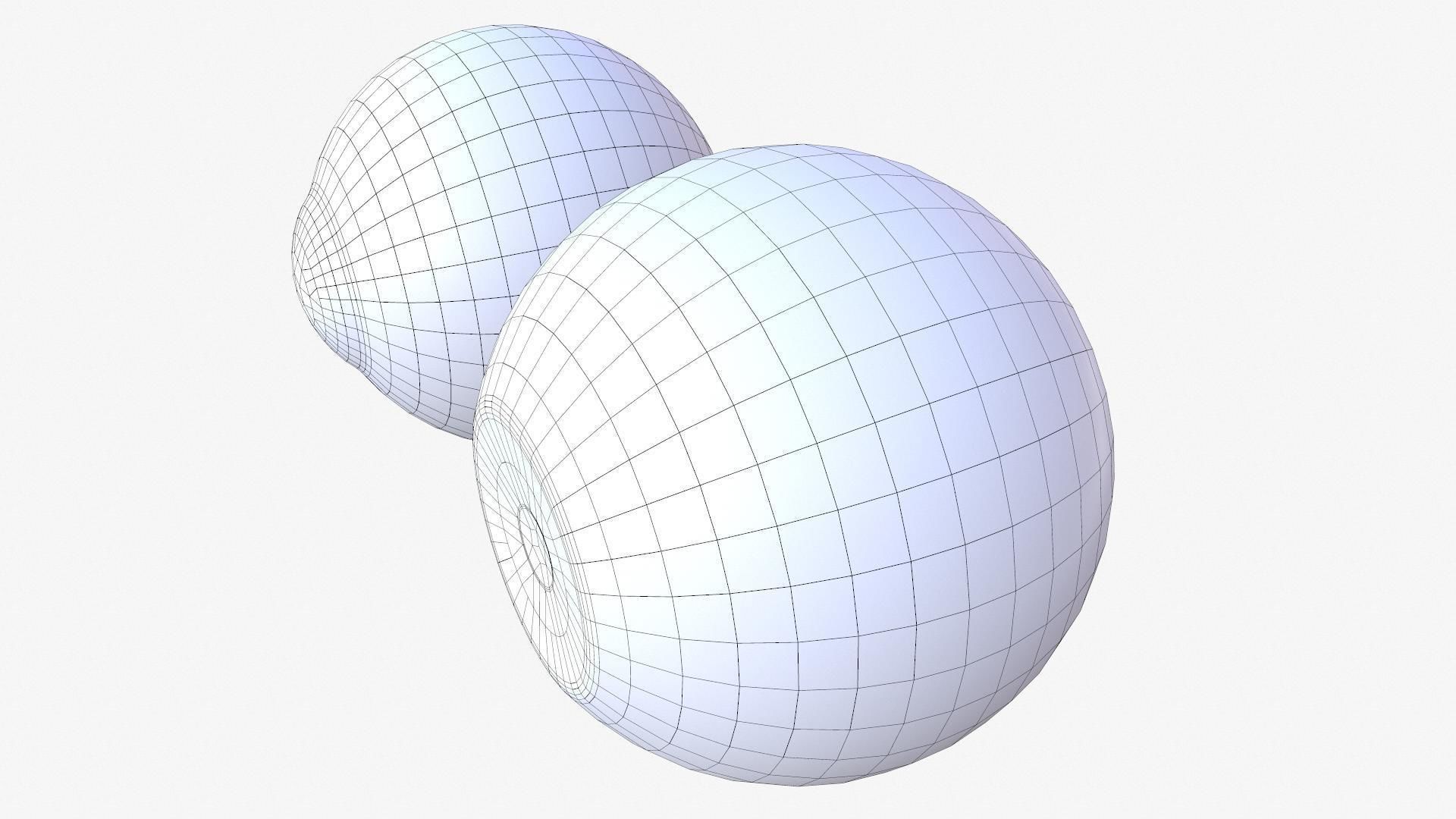 Human Eye Low-poly 3D model_26