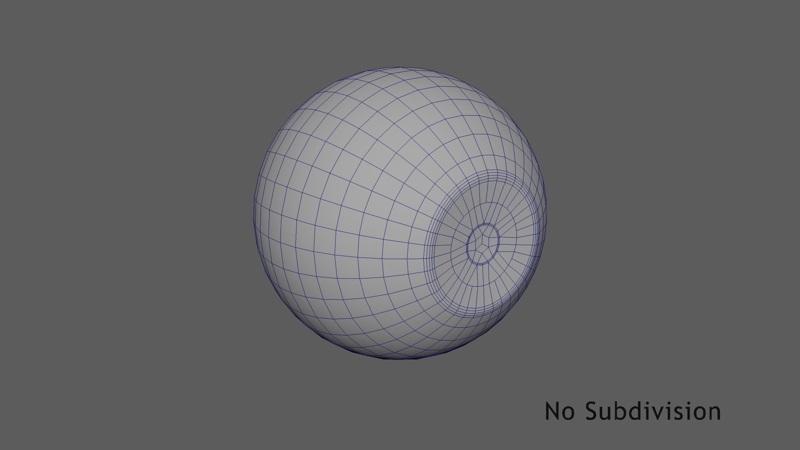 Human Eye Low-poly 3D model_34