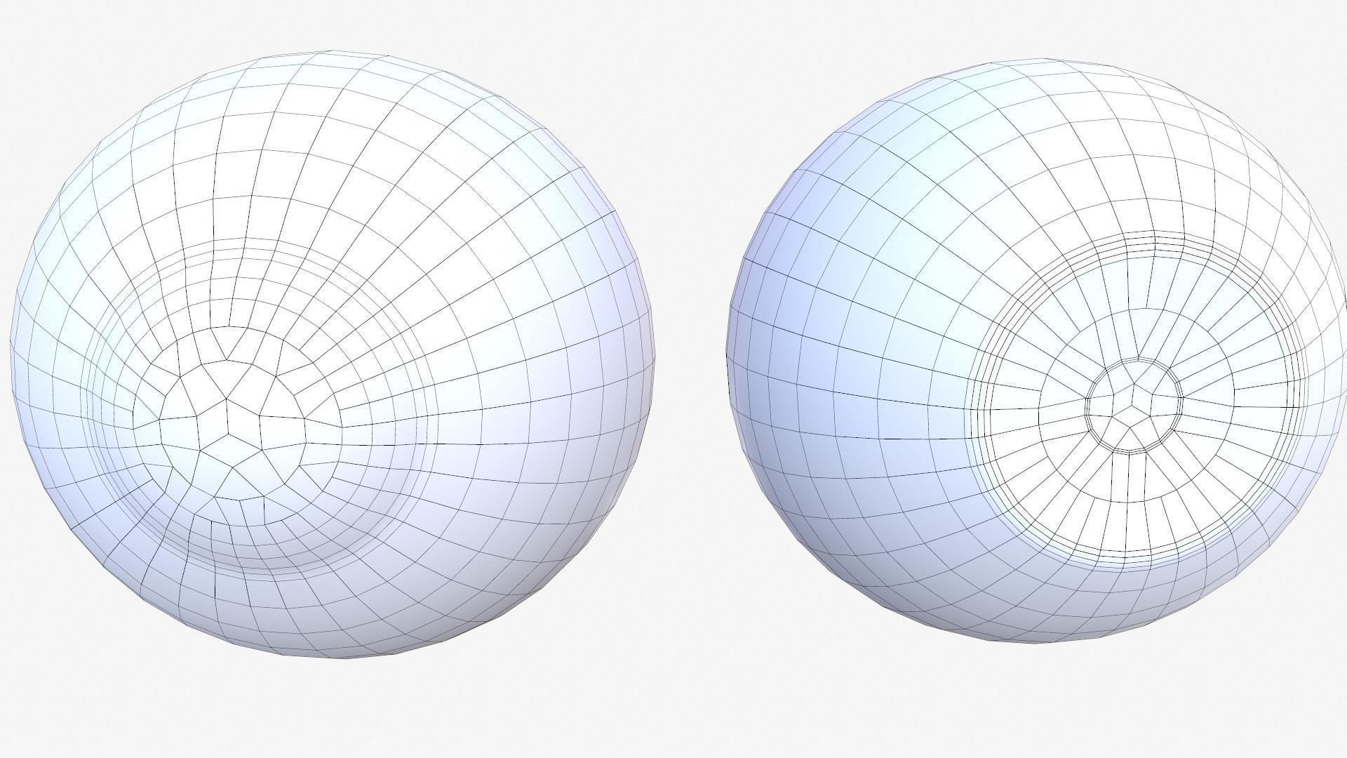 Human Eye Low-poly 3D model_23