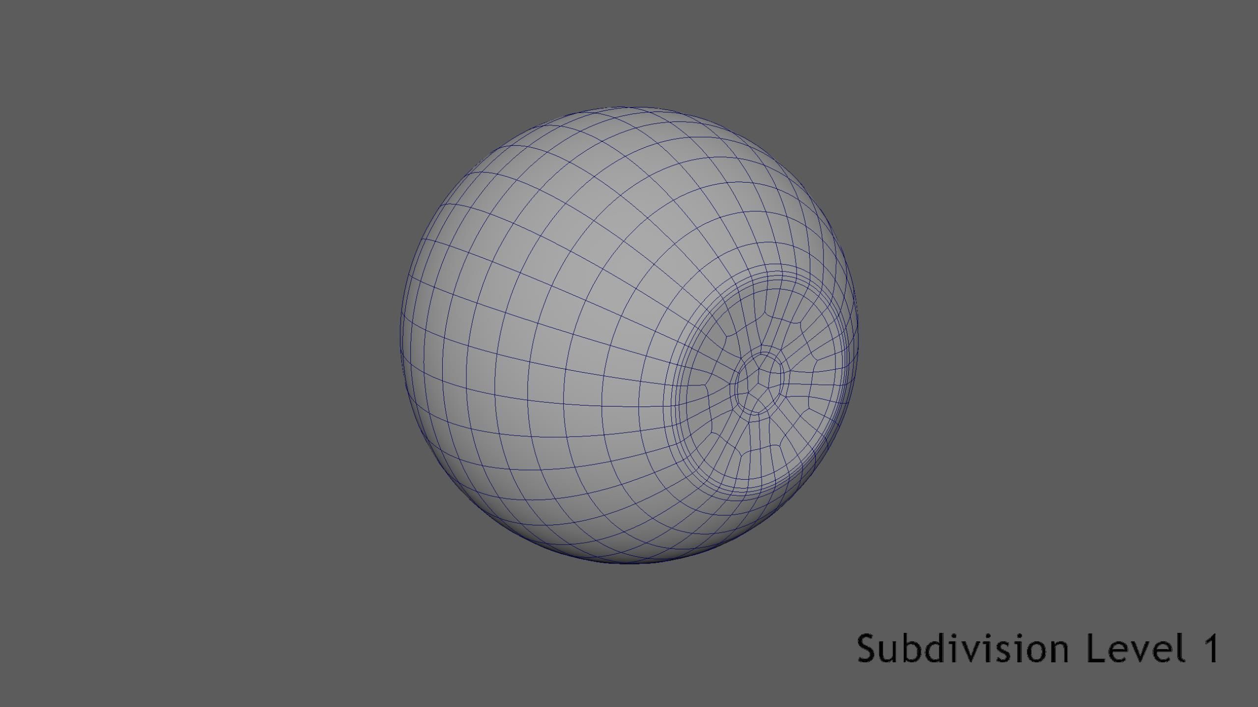 Human Eye Low-poly 3D model_35