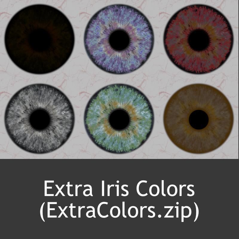 Human Eye Low-poly 3D model_37