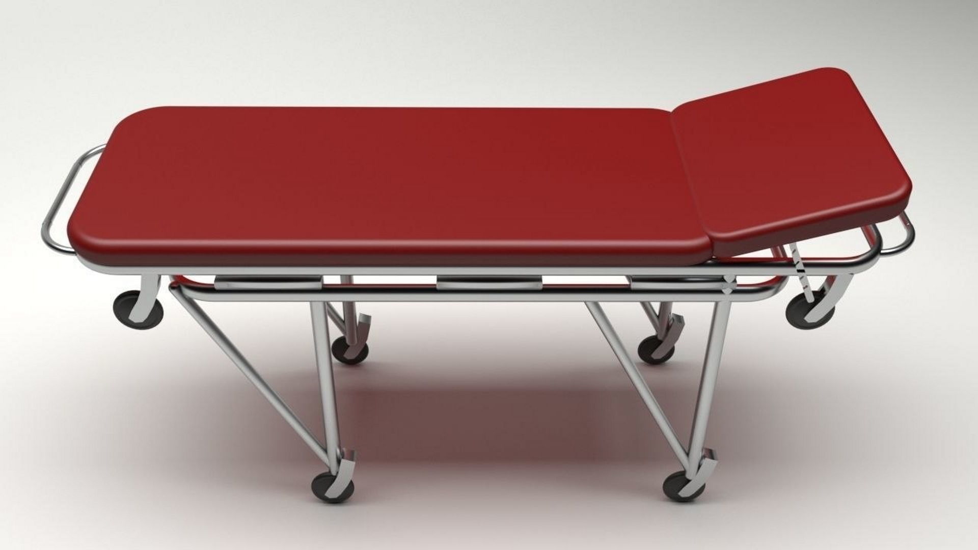 Ambulance Stretcher 3D model_3
