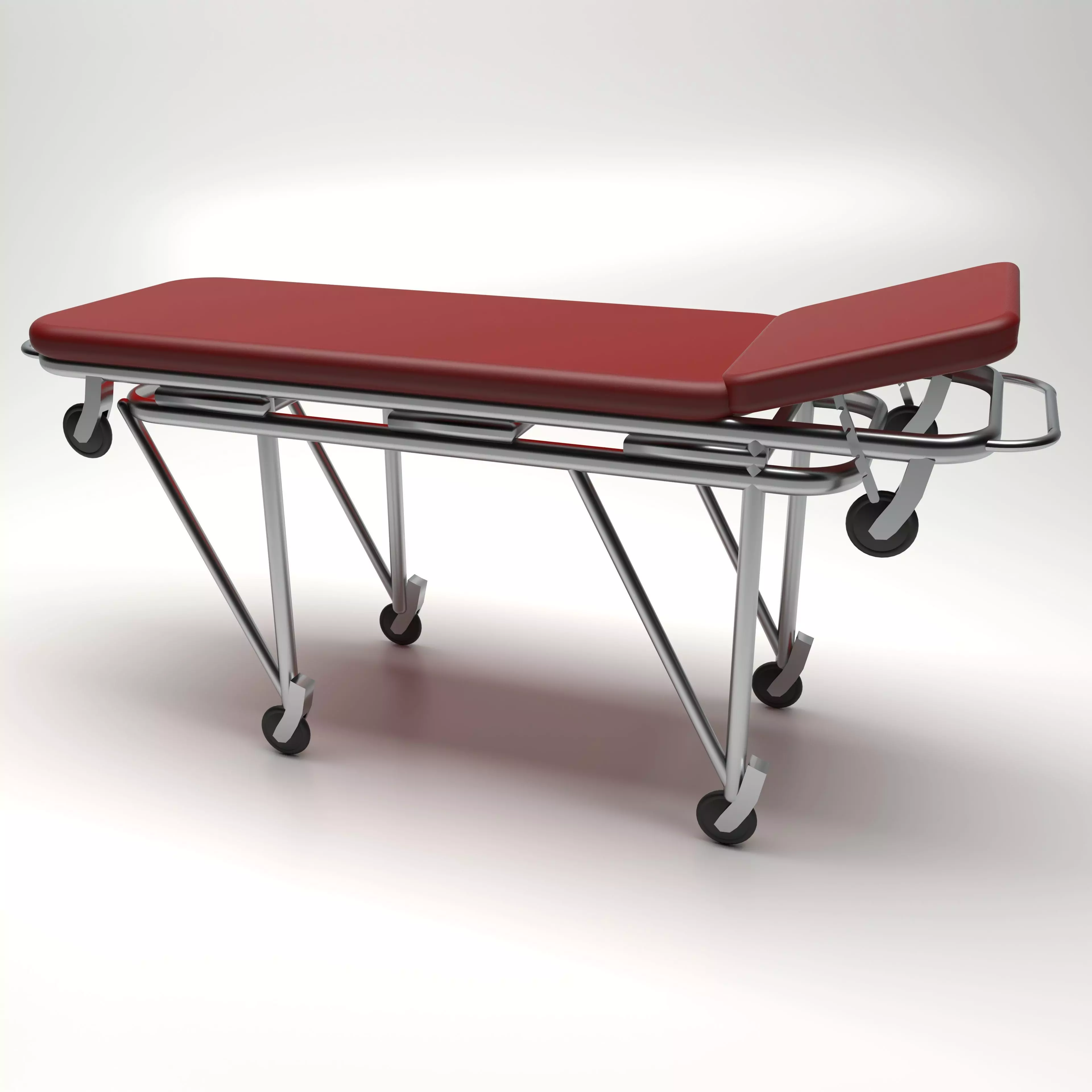 Ambulance Stretcher 3D model_0