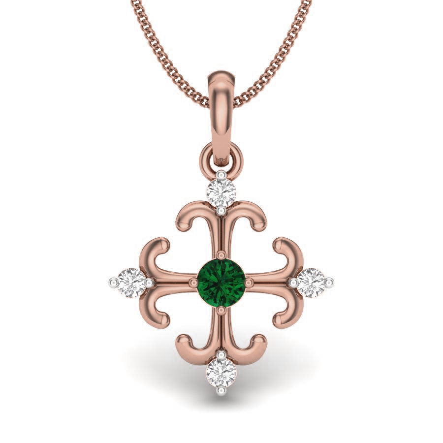 Diamond Pendant renders 3dm details 3D print model_15