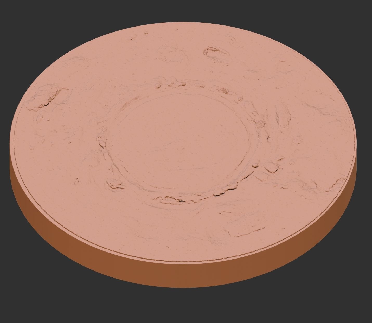 Nude Female seated on a peacock chair 3D print model_14