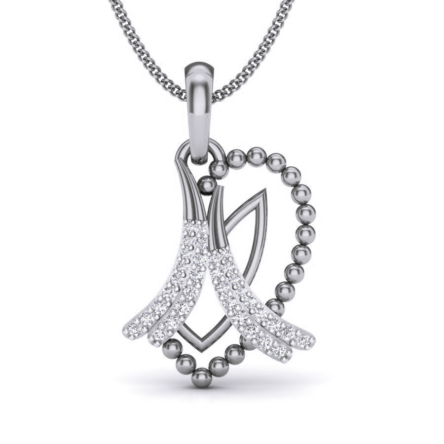 Diamond Pendant renders 3dm details 3D print model_14