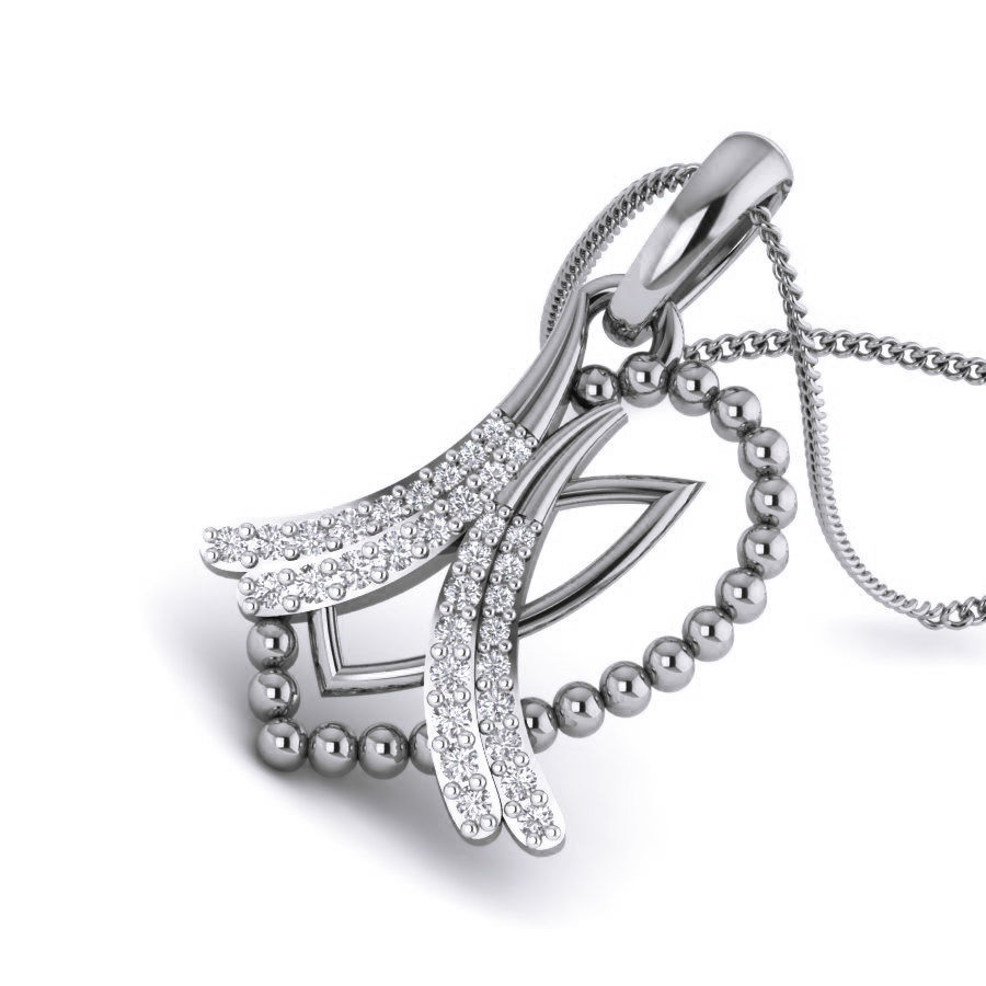 Diamond Pendant renders 3dm details 3D print model_12