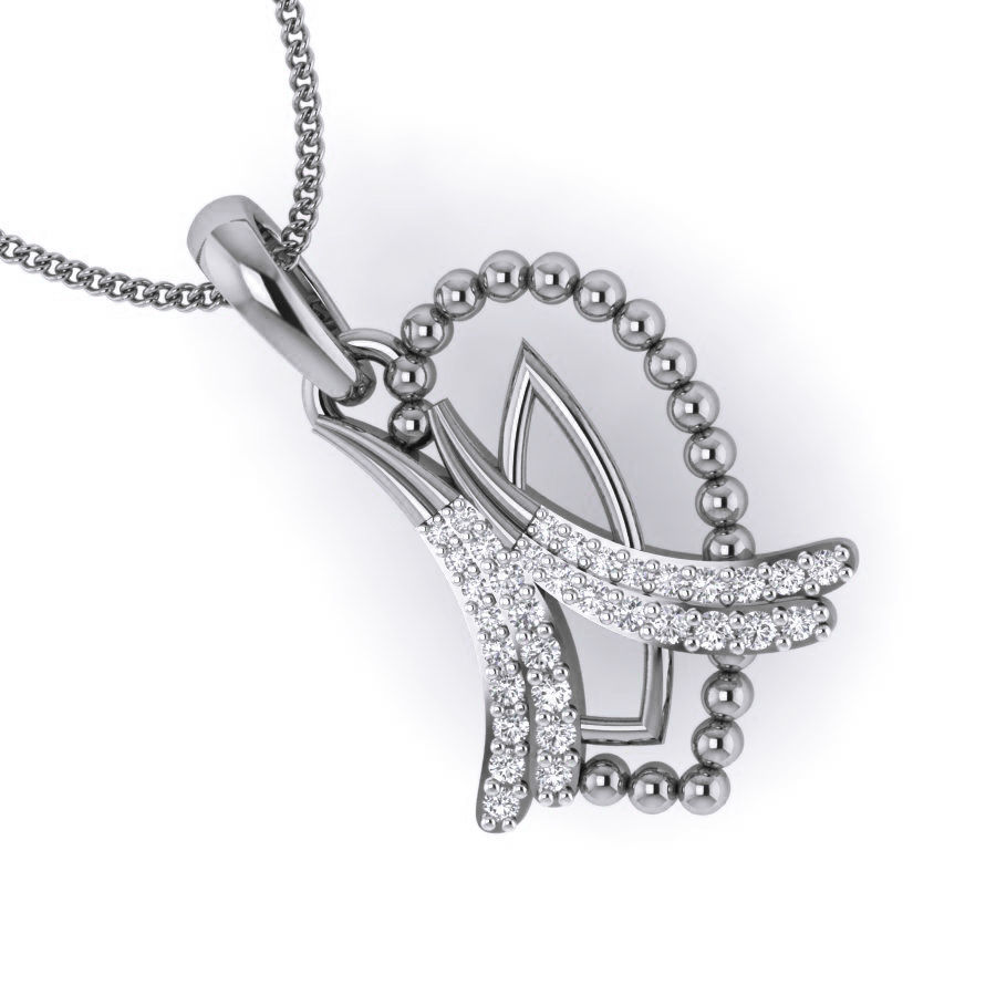 Diamond Pendant renders 3dm details 3D print model_6